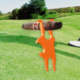 Maxbell Golf Cigar Holder Clip Accessories Gear Ball Marker for Party Golfer Outdoor orange