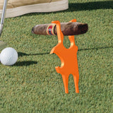 Maxbell Golf Cigar Holder Clip Accessories Gear Ball Marker for Party Golfer Outdoor orange