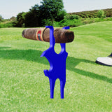 Maxbell Golf Cigar Holder Clip Accessories Gear Ball Marker for Party Golfer Outdoor blue