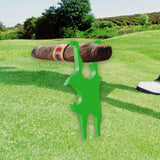 Maxbell Golf Cigar Holder Clip Accessories Gear Ball Marker for Party Golfer Outdoor green
