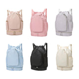 Maxbell Tennis Backpack Decor Racket Shoulder Bag for Outdoor Activities Camping Gym Khaki