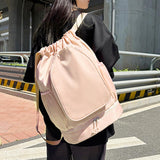 Maxbell Tennis Backpack Decor Racket Shoulder Bag for Outdoor Activities Camping Gym Khaki