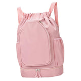 Maxbell Tennis Backpack Decor Racket Shoulder Bag for Outdoor Activities Camping Gym Pink