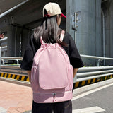 Maxbell Tennis Backpack Decor Racket Shoulder Bag for Outdoor Activities Camping Gym Pink