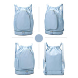 Maxbell Tennis Backpack Decor Racket Shoulder Bag for Outdoor Activities Camping Gym Blue