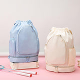 Maxbell Tennis Backpack Decor Racket Shoulder Bag for Outdoor Activities Camping Gym Blue