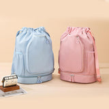 Maxbell Tennis Backpack Decor Racket Shoulder Bag for Outdoor Activities Camping Gym Blue