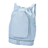 Maxbell Tennis Backpack Decor Racket Shoulder Bag for Outdoor Activities Camping Gym Blue