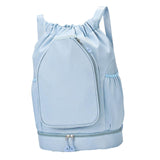 Maxbell Tennis Backpack Decor Racket Shoulder Bag for Outdoor Activities Camping Gym Blue