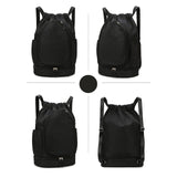 Maxbell Tennis Backpack Decor Racket Shoulder Bag for Outdoor Activities Camping Gym Black