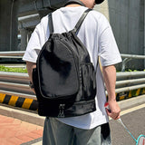 Maxbell Tennis Backpack Decor Racket Shoulder Bag for Outdoor Activities Camping Gym Black