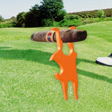 Maxbell Golf Cigar Holder Clip Accessories Bottle Opener for Player Enthusiasts Gift orange