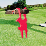 Maxbell Golf Cigar Holder Clip Accessories Bottle Opener for Player Enthusiasts Gift red