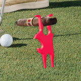 Maxbell Golf Cigar Holder Clip Accessories Bottle Opener for Player Enthusiasts Gift red
