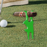 Maxbell Golf Cigar Holder Clip Accessories Bottle Opener for Player Enthusiasts Gift green
