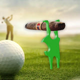 Maxbell Golf Cigar Holder Clip Accessories Bottle Opener for Player Enthusiasts Gift green