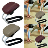 Maxbell Kneeling Stool Prayer Seiza Chair Adjustable Tea Ceremonies Meditation Bench Deep Red