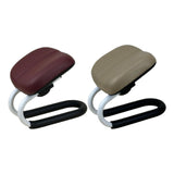 Maxbell Kneeling Stool Prayer Seiza Chair Adjustable Tea Ceremonies Meditation Bench Deep Red