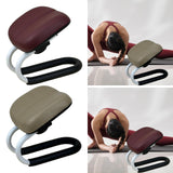 Maxbell Kneeling Stool Prayer Seiza Chair Adjustable Tea Ceremonies Meditation Bench Deep Red