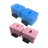 Maxbell 2 Pieces Floor Workout Exercise Hand/Wrist Protector Soft Sponge Push up Bar Blue