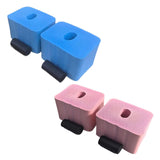 Maxbell 2 Pieces Floor Workout Exercise Hand/Wrist Protector Soft Sponge Push up Bar Blue