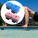 Maxbell 2 Pieces Floor Workout Exercise Hand/Wrist Protector Soft Sponge Push up Bar Blue