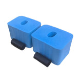 Maxbell 2 Pieces Floor Workout Exercise Hand/Wrist Protector Soft Sponge Push up Bar Blue