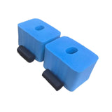 Maxbell 2 Pieces Floor Workout Exercise Hand/Wrist Protector Soft Sponge Push up Bar Blue
