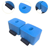 Maxbell 2 Pieces Floor Workout Exercise Hand/Wrist Protector Soft Sponge Push up Bar Blue