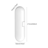 Maxbell Electric Toothbrush Travel Case White Toothbrush Holder for Daily Use