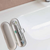 Maxbell Electric Toothbrush Travel Case White Toothbrush Holder for Daily Use