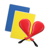 Maxbell 4Pcs Taekwondo Training Set Striking Pads Kick Pads for Beginner Gift Boxing Red Yellow Blue