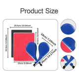 Maxbell 4Pcs Taekwondo Training Set Striking Pads Kick Pads for Beginner Gift Boxing Blue Red Black