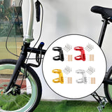 Maxbell Folding Bicycle Front Bag Carrier Mount Adapter Lightweight Modification Kit Black