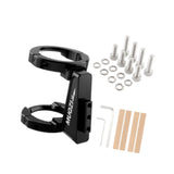 Maxbell Folding Bicycle Front Bag Carrier Mount Adapter Lightweight Modification Kit Black