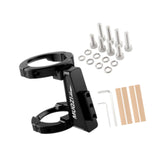 Maxbell Folding Bicycle Front Bag Carrier Mount Adapter Lightweight Modification Kit Black