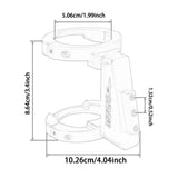 Maxbell Folding Bicycle Front Bag Carrier Mount Adapter Lightweight Modification Kit Red