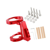 Maxbell Folding Bicycle Front Bag Carrier Mount Adapter Lightweight Modification Kit Red