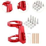 Maxbell Folding Bicycle Front Bag Carrier Mount Adapter Lightweight Modification Kit Red