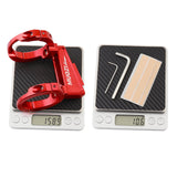 Maxbell Folding Bicycle Front Bag Carrier Mount Adapter Lightweight Modification Kit Red