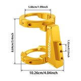 Maxbell Folding Bicycle Front Bag Carrier Mount Adapter Lightweight Modification Kit Gold