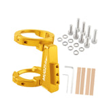 Maxbell Folding Bicycle Front Bag Carrier Mount Adapter Lightweight Modification Kit Gold