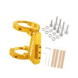 Maxbell Folding Bicycle Front Bag Carrier Mount Adapter Lightweight Modification Kit Gold