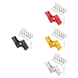 Maxbell Folding Bike Nose Light Converter Sturdy Three-hole Pig Nose Lifter for Bike Black