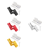 Maxbell Folding Bike Nose Light Converter Sturdy Three-hole Pig Nose Lifter for Bike Black