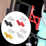 Maxbell Folding Bike Nose Light Converter Sturdy Three-hole Pig Nose Lifter for Bike Black