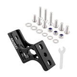 Maxbell Folding Bike Nose Light Converter Sturdy Three-hole Pig Nose Lifter for Bike Black