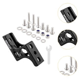 Maxbell Folding Bike Nose Light Converter Sturdy Three-hole Pig Nose Lifter for Bike Black