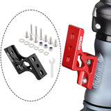 Maxbell Folding Bike Nose Light Converter Sturdy Three-hole Pig Nose Lifter for Bike Black