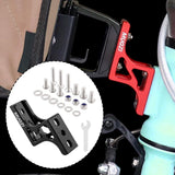 Maxbell Folding Bike Nose Light Converter Sturdy Three-hole Pig Nose Lifter for Bike Black